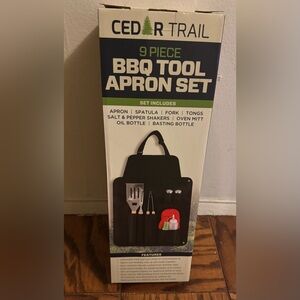 9 Piece BBQ Tool Apron Set